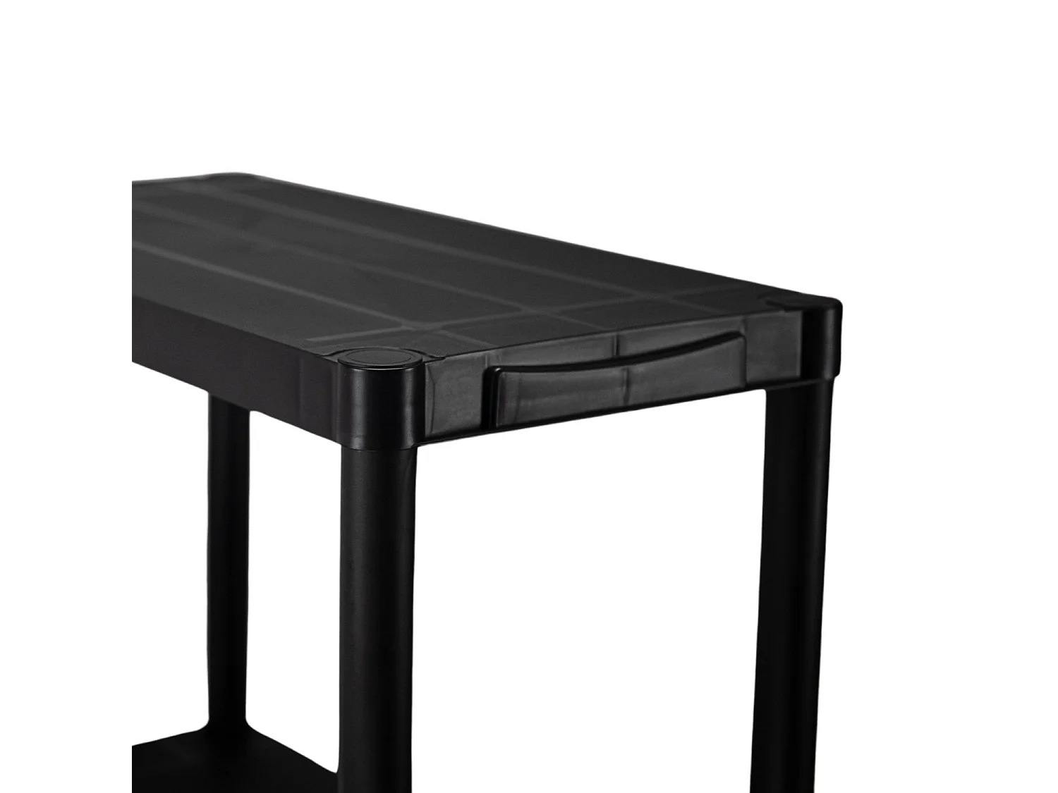 Estantería de Resina con 3 Baldas 75kg 61x31x91cm Thinia Home