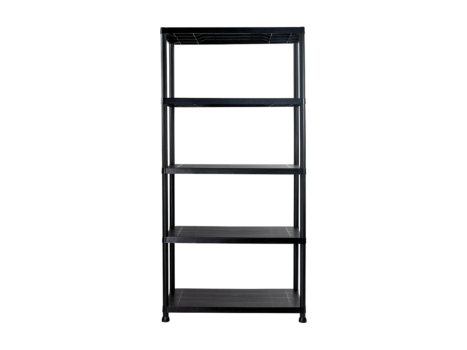 Pack de 2 Étagères en Résine avec 5 Tablettes 175kg 90x40x180cm 7house