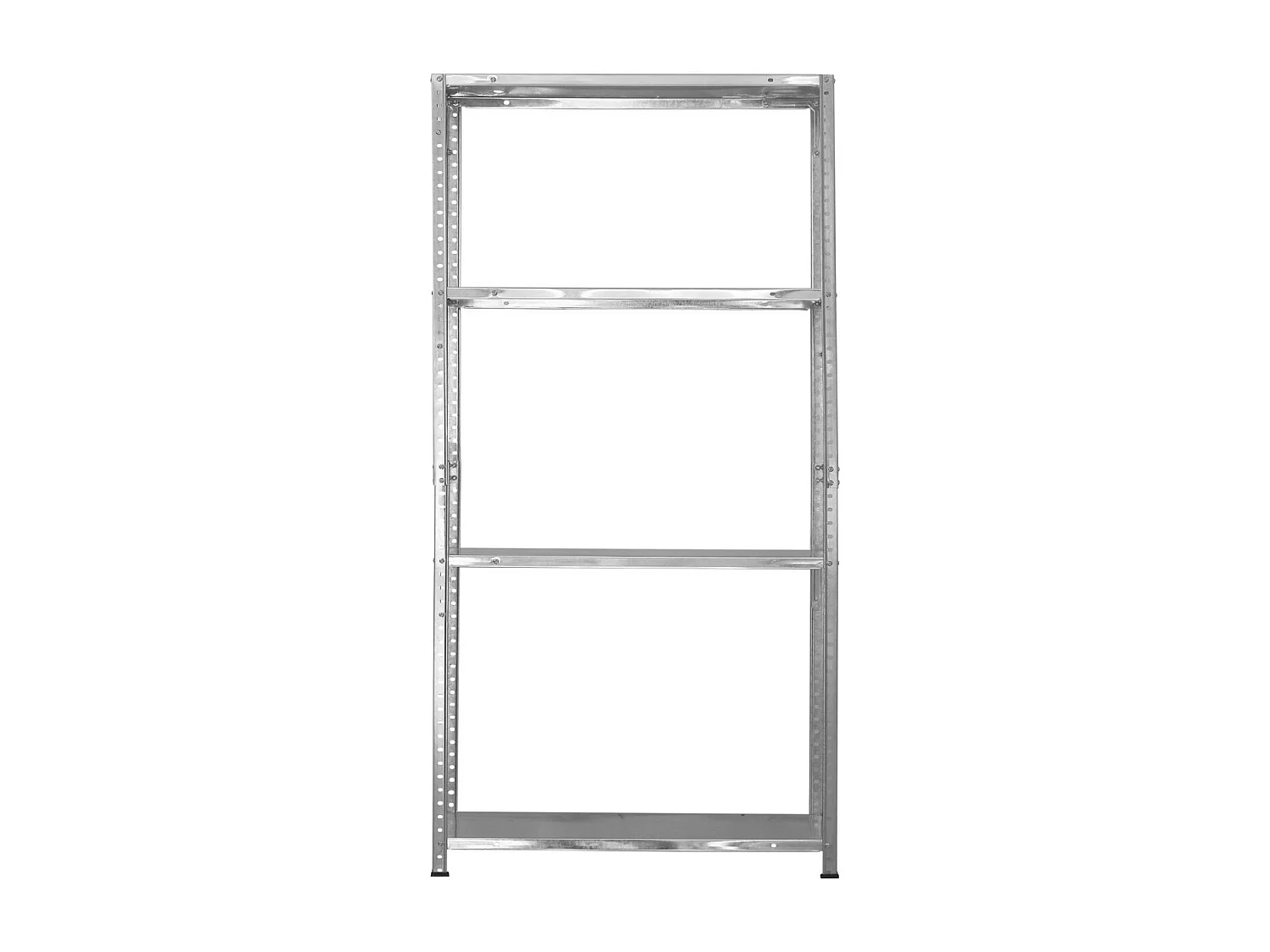 Pack de 2 Étagères Modulaires Métalliques SteelSmart avec 4 Tablettes 160kg 145x30x70cm 7house