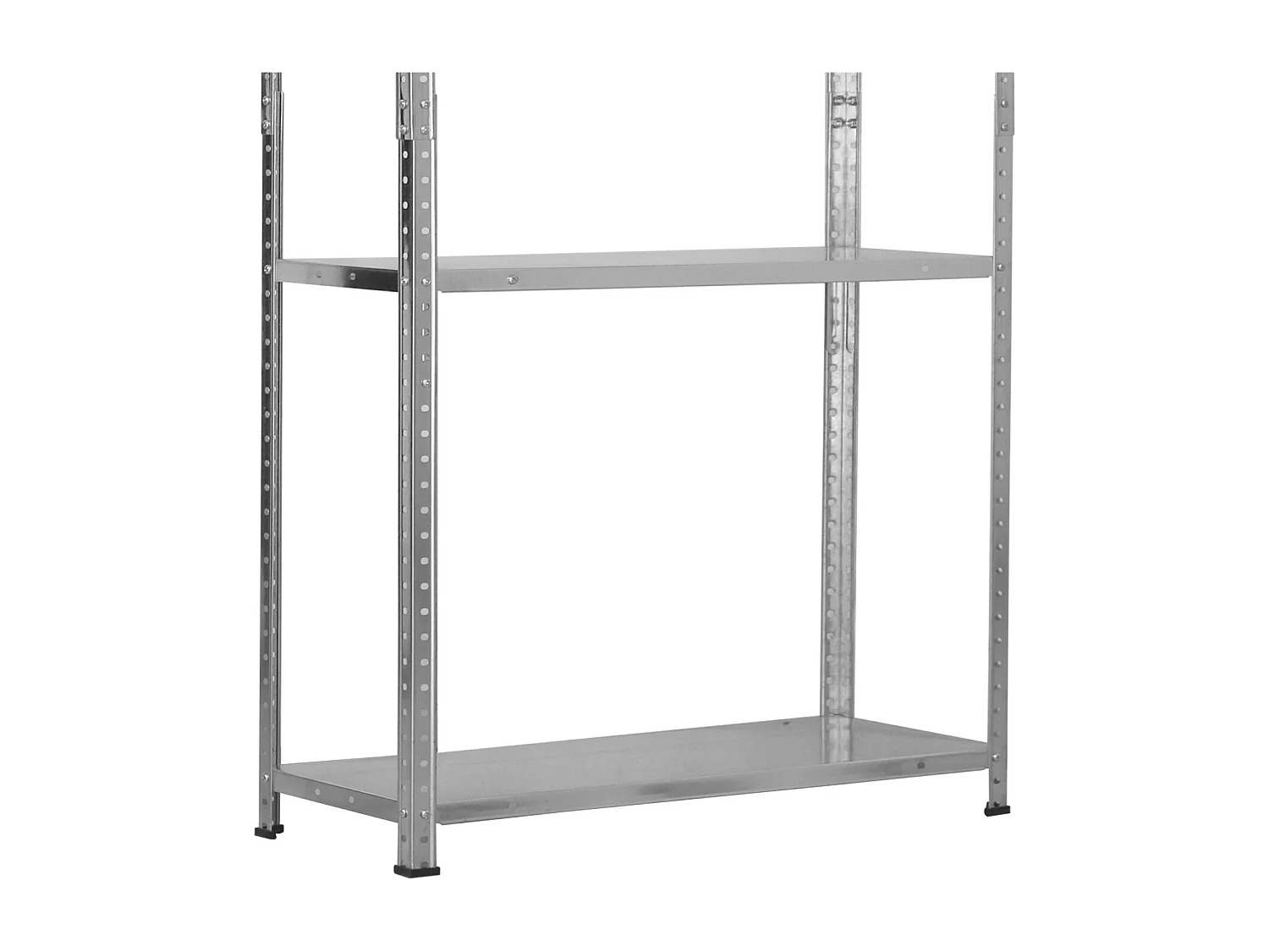 Pack 2 Estanterías Modulares Metálicas SteelSmart con 4 Baldas 160kg 145x30x70cm 7house