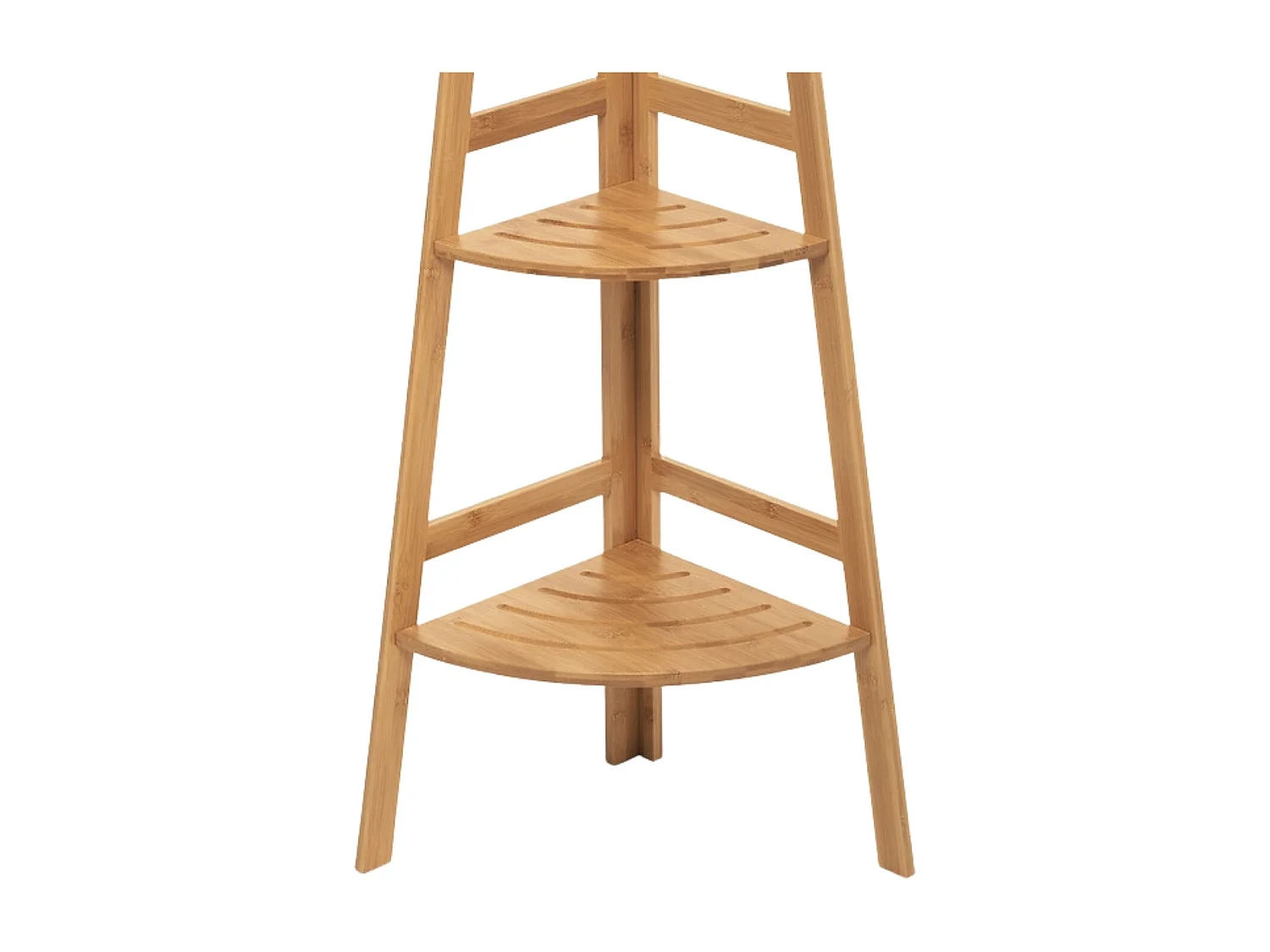 Étagère d'Angle en Bambou avec 3 Niveaux Canoply 103x31.9x31.9cm Thinia Home