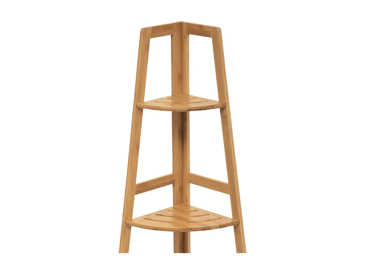 Étagère d'Angle en Bambou avec 3 Niveaux Canoply 103x31.9x31.9cm Thinia Home