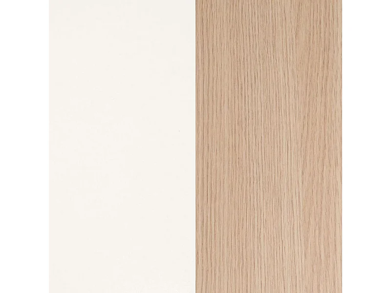 Zapatero Remi de 3 puertas Roble - Blanco