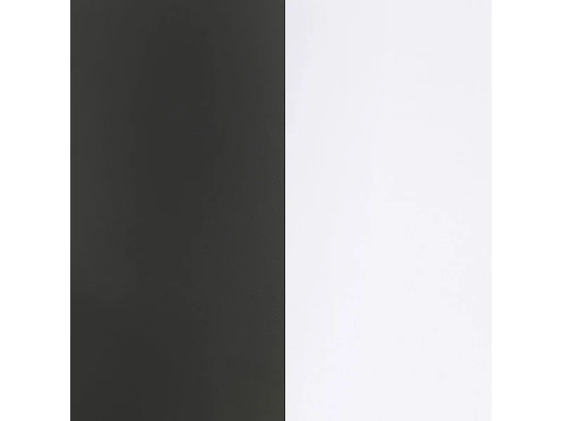 Pack salón con mesa de centro Kenzo Plus V2 Blanco Brillo - Gris Antracita