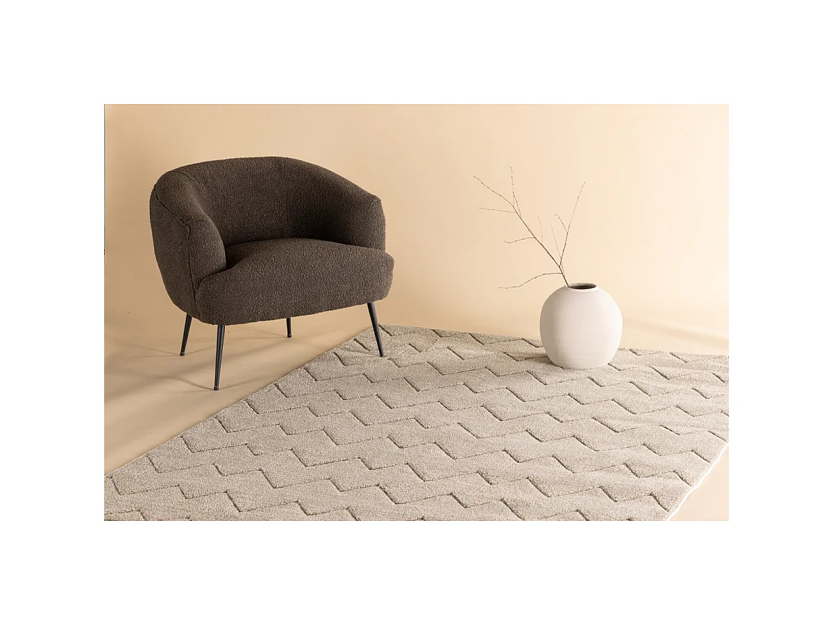 Tapis Déco "Fia" 160x230cm Marron