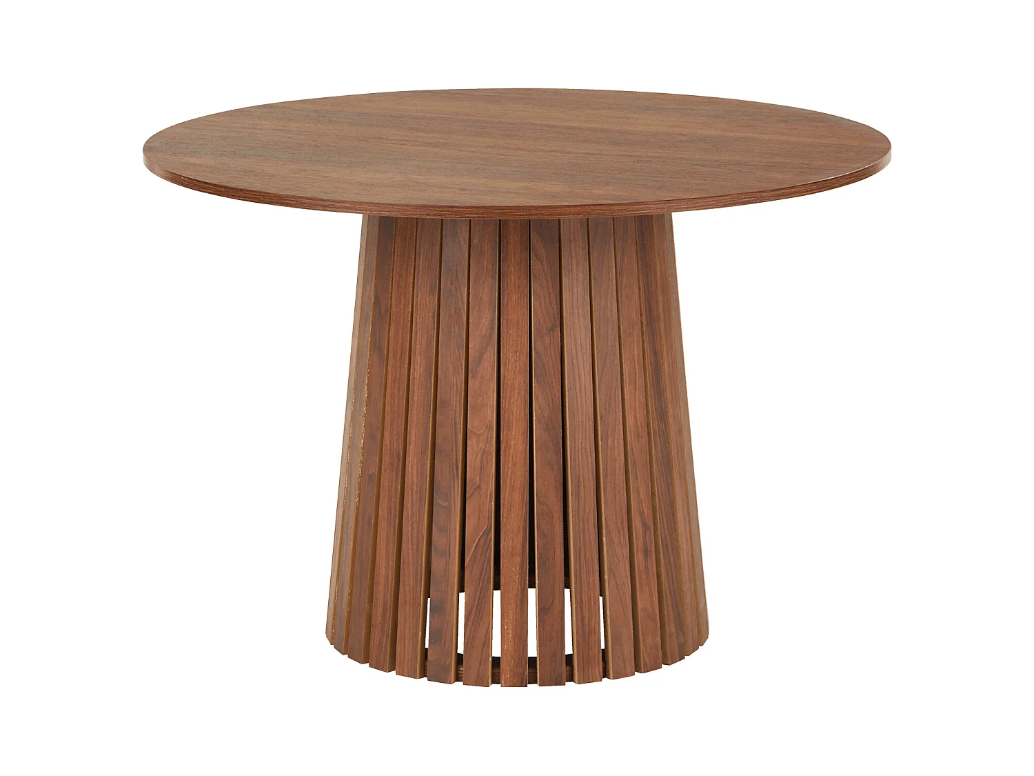 LIV 110cm ronde eettafel in donker hout