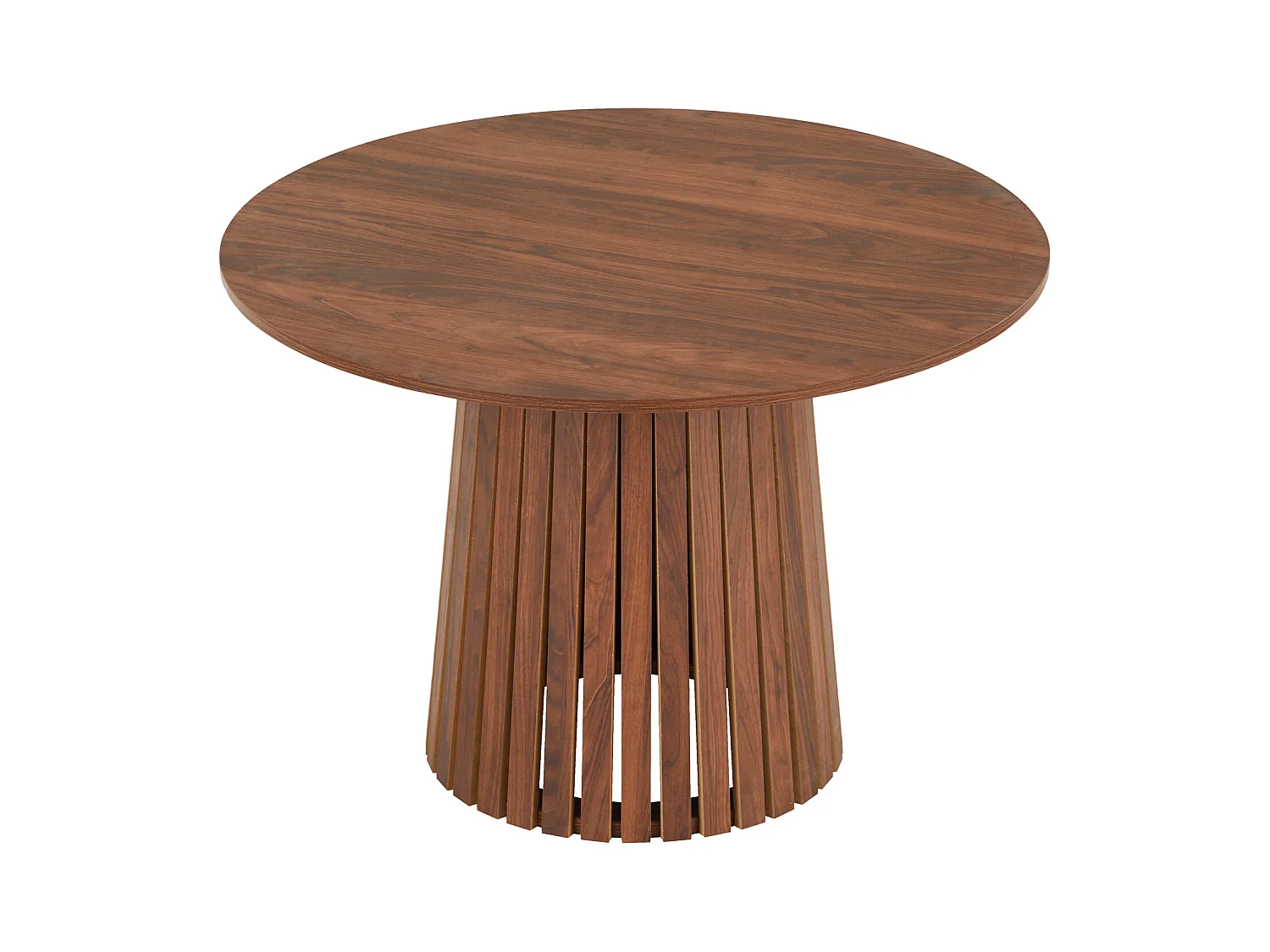 LIV 110cm ronde eettafel in donker hout