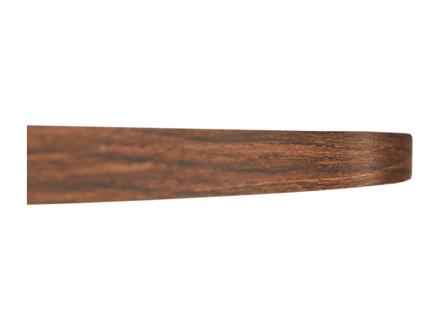 Table à manger ronde 110cm en bois foncé LIV - HAPPY GARDEN