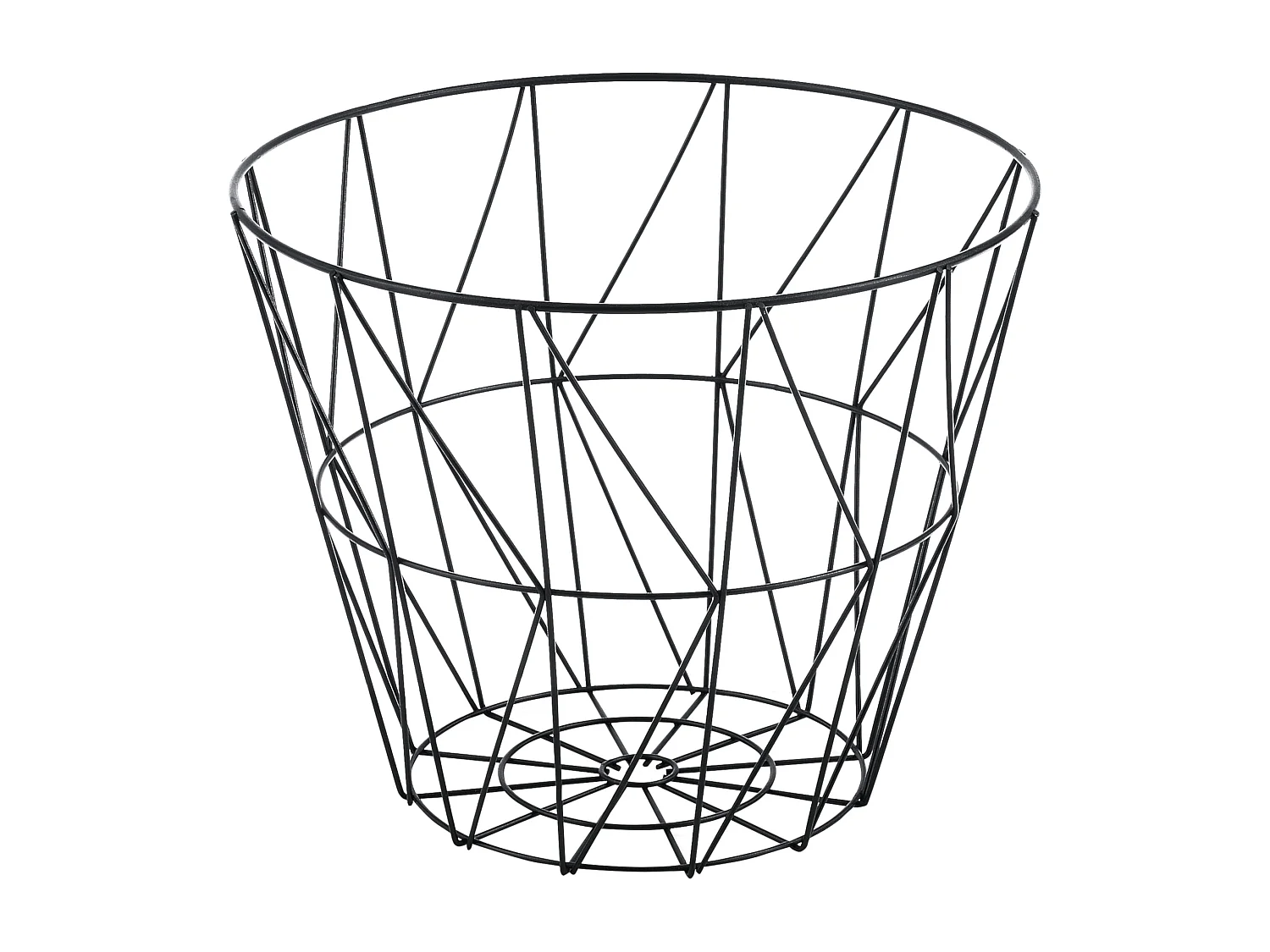 Set de 2 Tables Gigognes Codogno Plusieurs Tailles Chêne Antique Noir [en.casa]