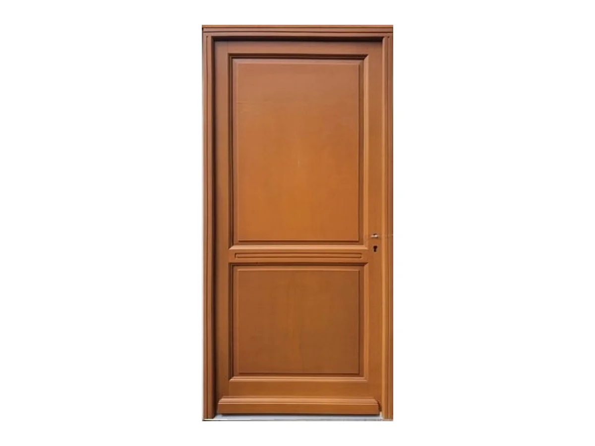 Porte D'Entree Bois Pleine, Eyden, H,215Xl,90 P,Gauche + Poignée Et Barillet (Ref010723No) Cote Tableau