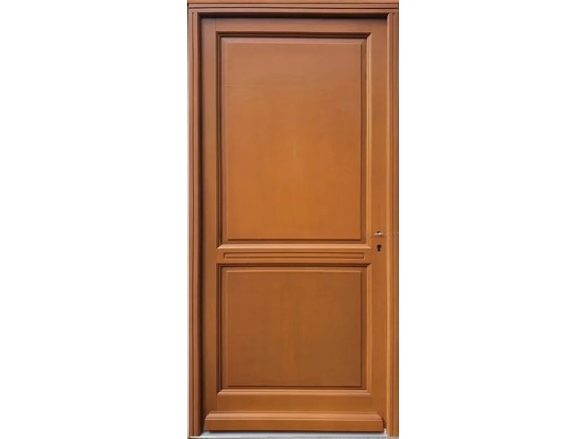 Porte D'Entree Bois Pleine, Eyden, H,215Xl,90 P,Gauche + Poignée Et Barillet (Ref010723No) Cote Tableau