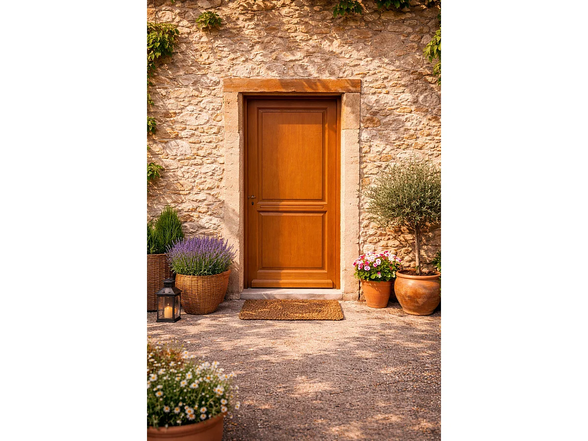 Voordeur Eyden 90x215 (totale heuvel 97,8x219,6) recht duwt met handvat en loop