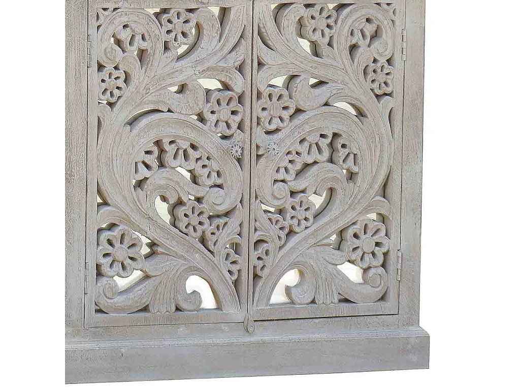 Buffet en bois finition artisanale 180x40x93h cm