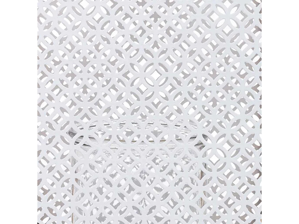 Laterne aus Rattan und Metall mit Glas 24x19x28h cm