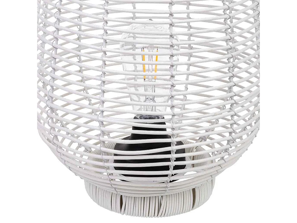 Laterne aus Metall und Kunststoff mit batteriebetriebenem Licht