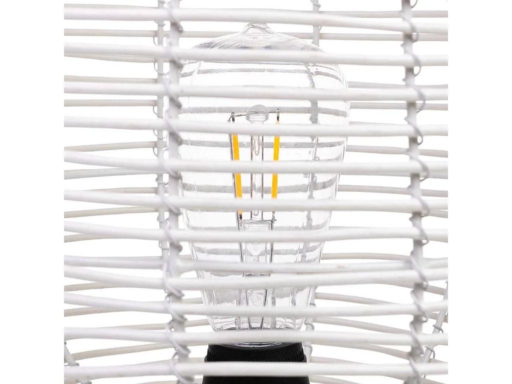 Laterne aus Metall und Kunststoff mit batteriebetriebenem Licht