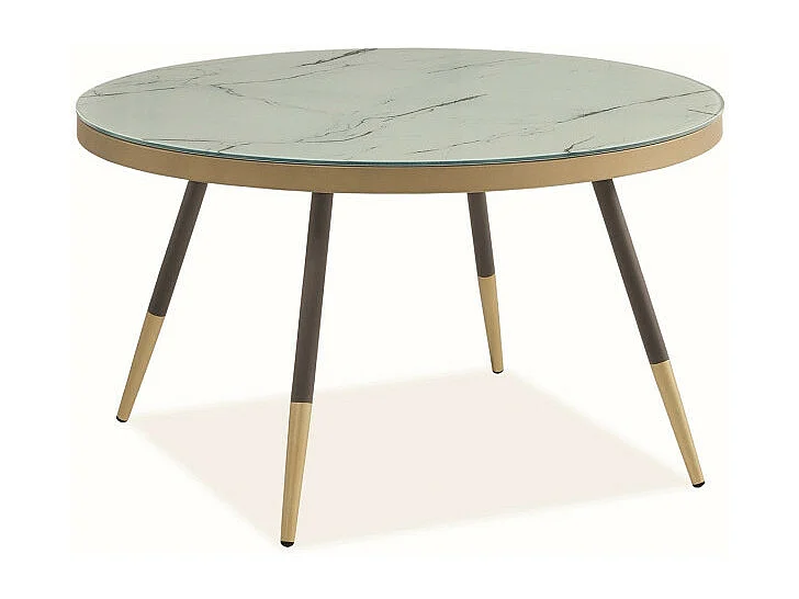 Ława VEGA B 80x80 biała/czarna