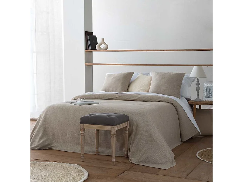 Braune Holzbank 41x41x48h cm