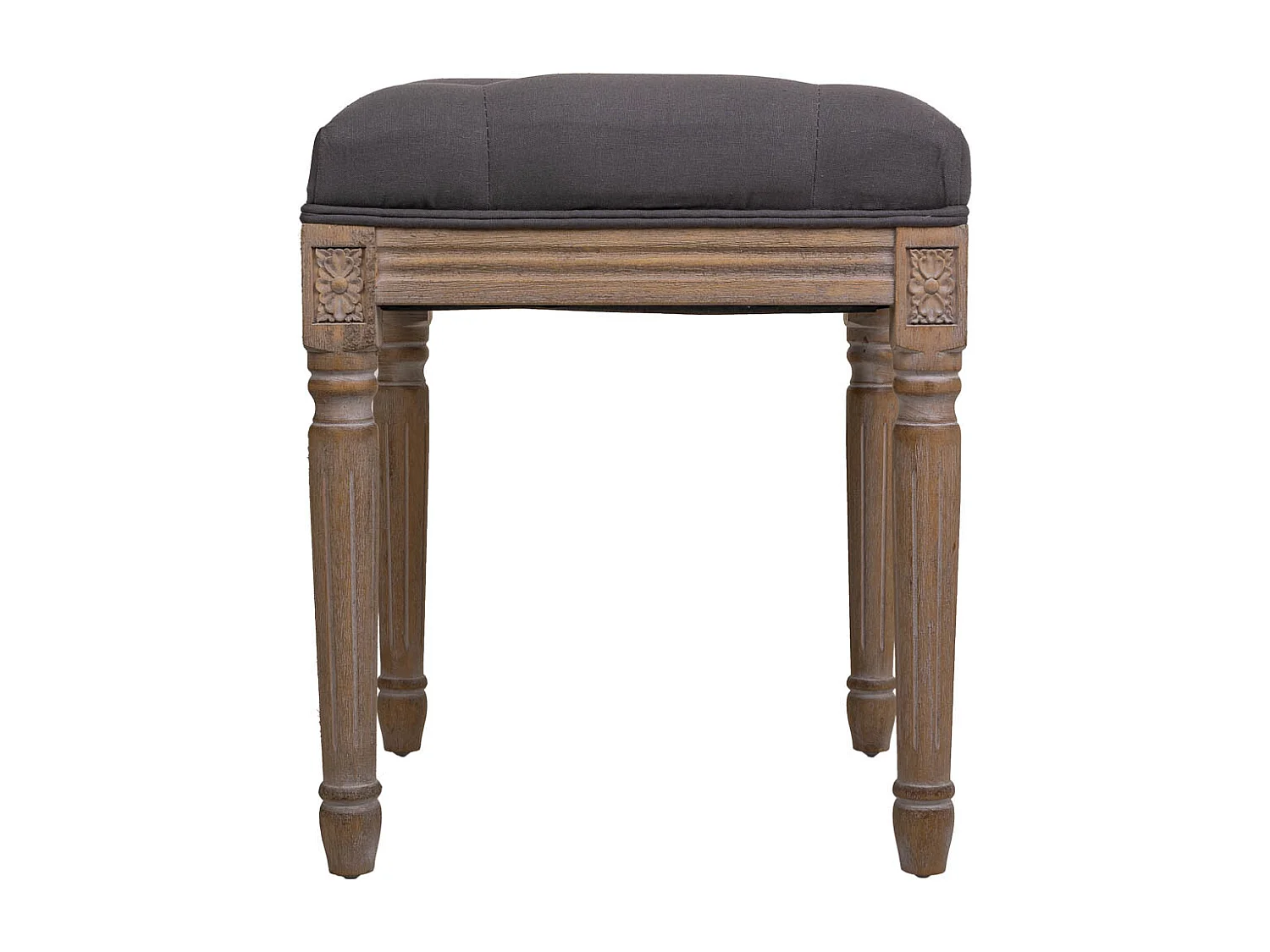 Braune Holzbank 41x41x48h cm