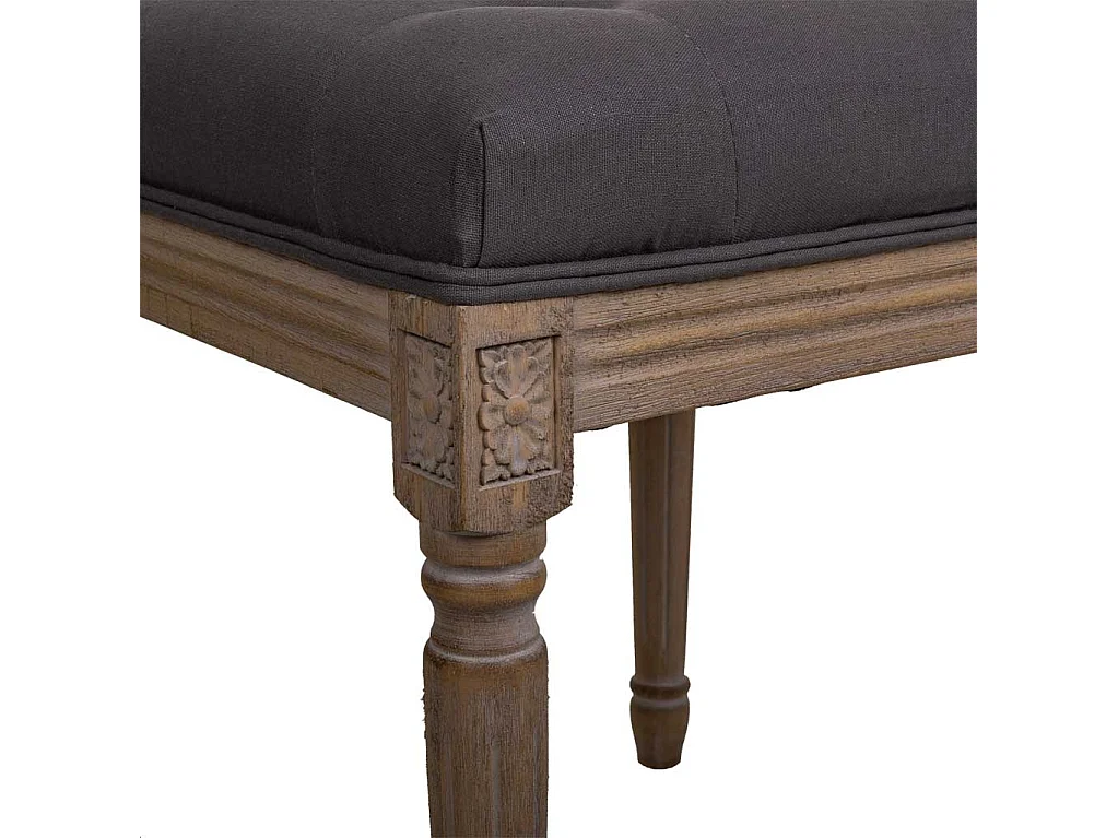 Braune Holzbank 41x41x48h cm