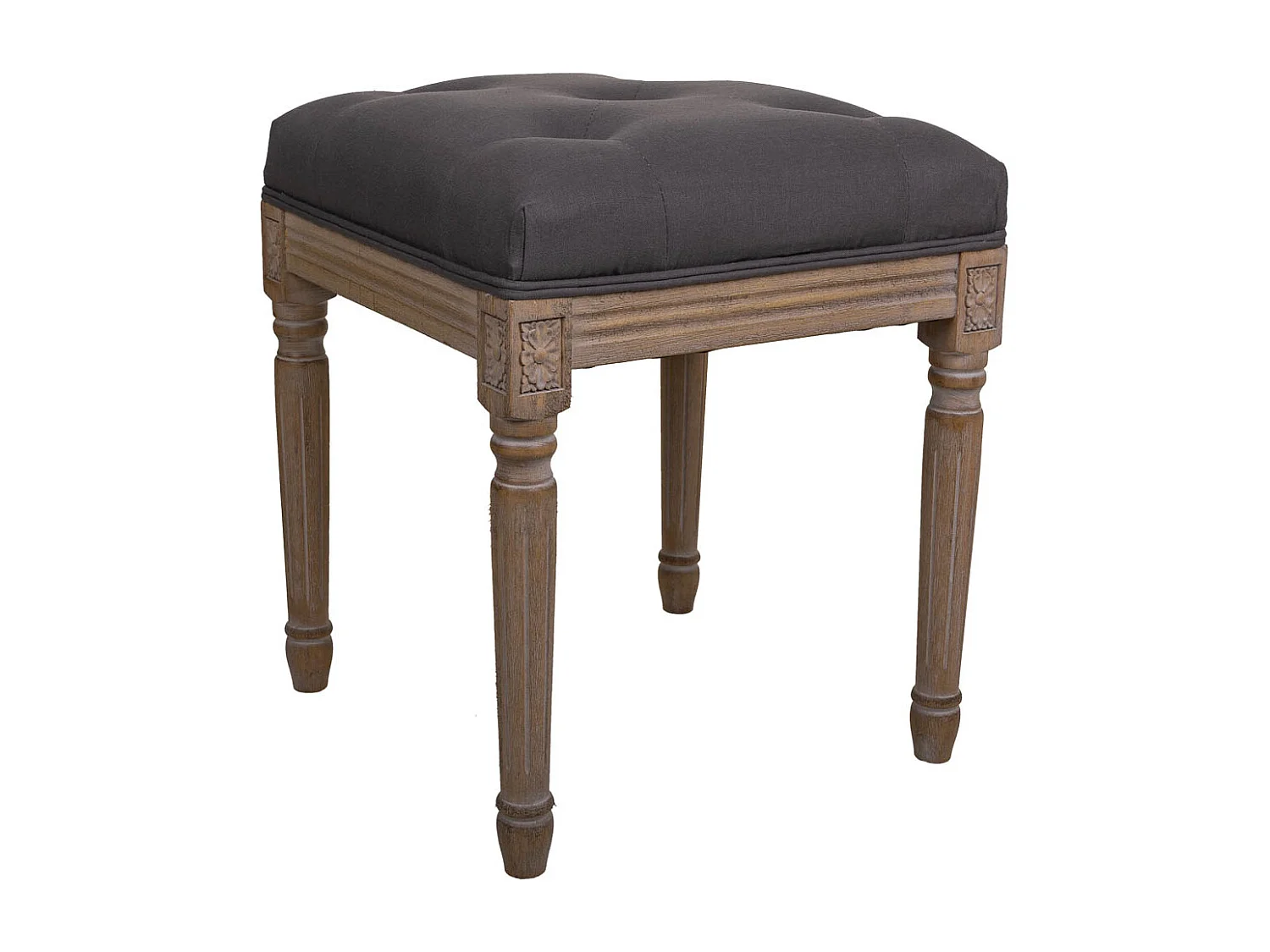 Braune Holzbank 41x41x48h cm