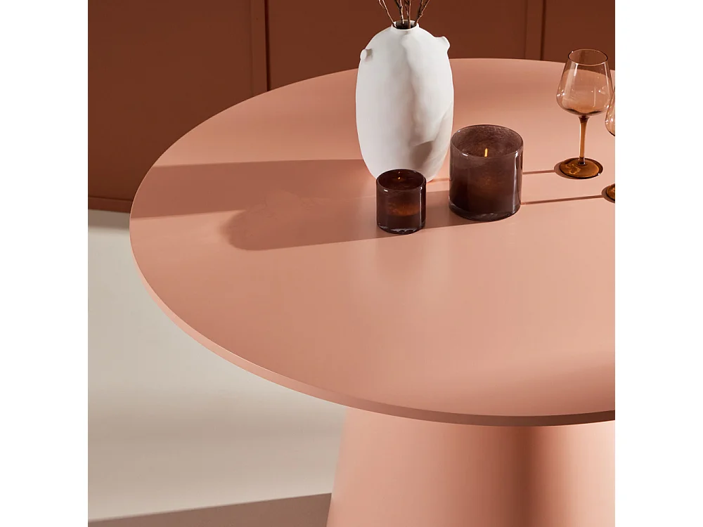 Table à Manger Ronde "Lanzo" 120cm Pêche