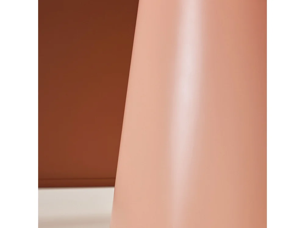 Lanzo eetkamertafel Ø120cm perzikkleurig.