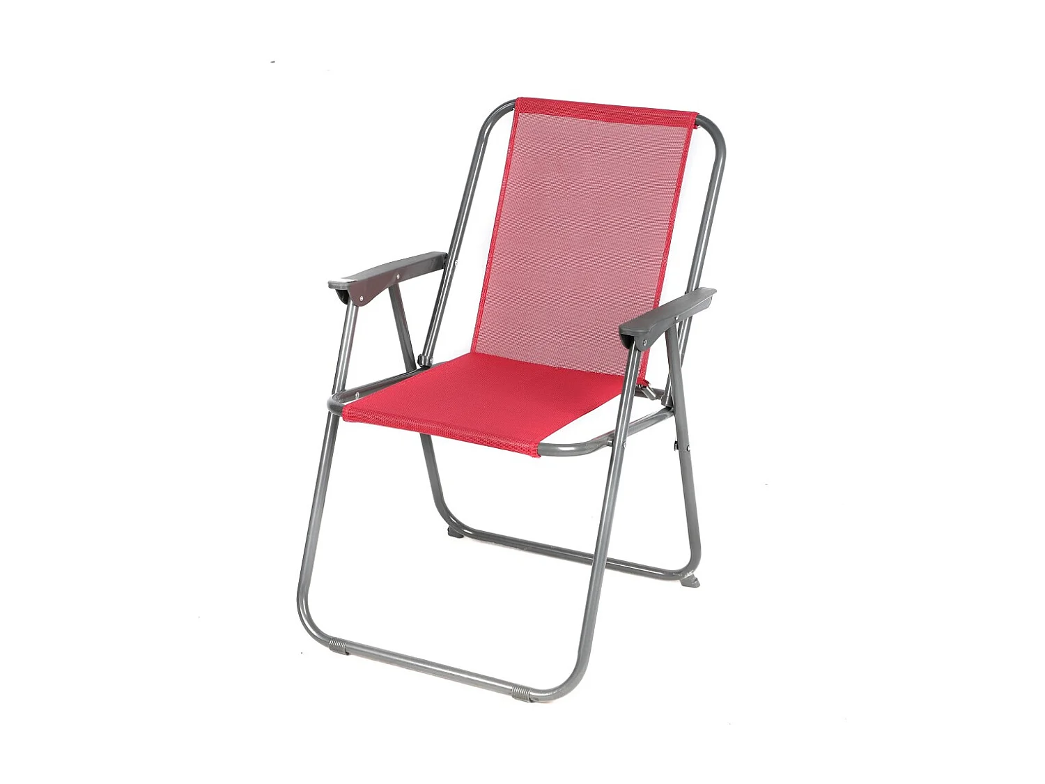 Fauteuil de jardin pliable en tissu fuchsia – Dimensions 53x55x75 cm