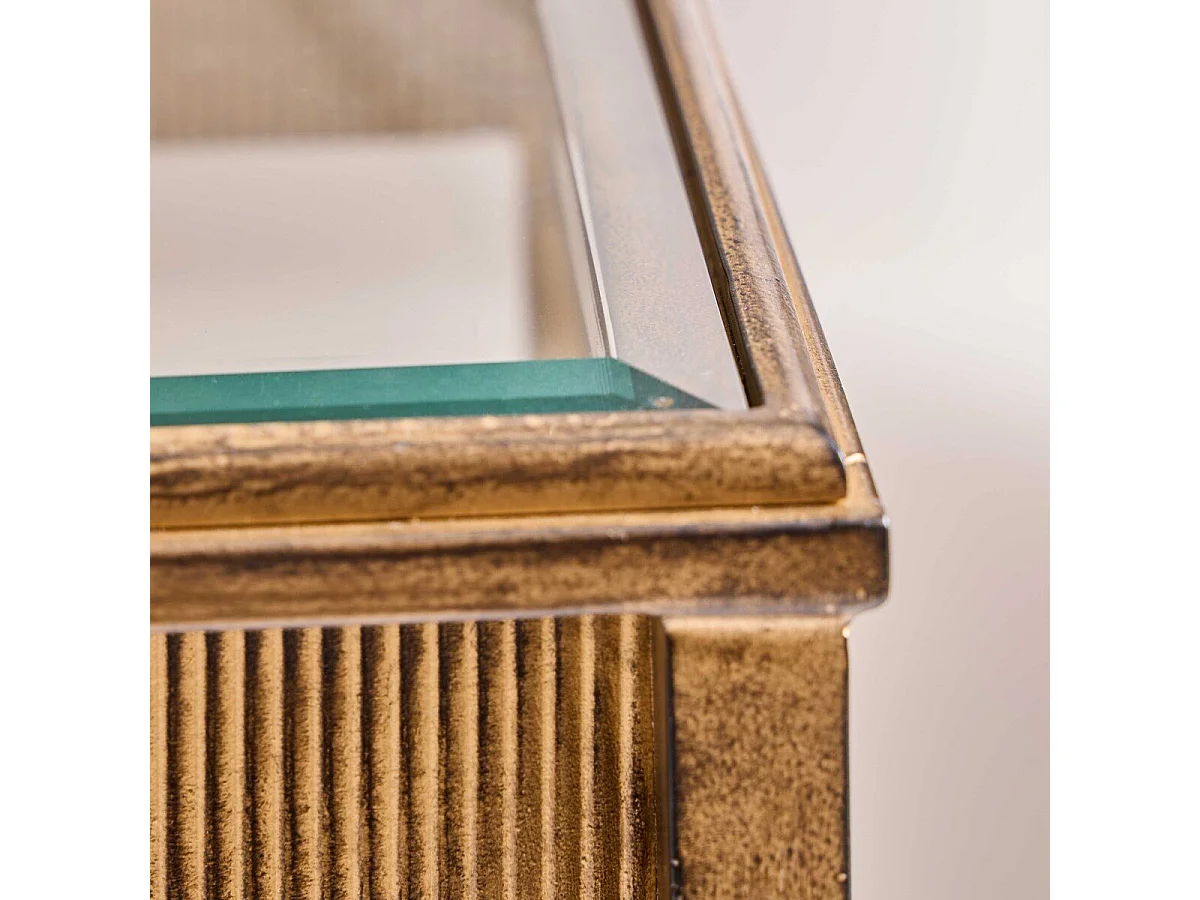 Console avec bandeau mouluré L120 cm - ANTOINETTE