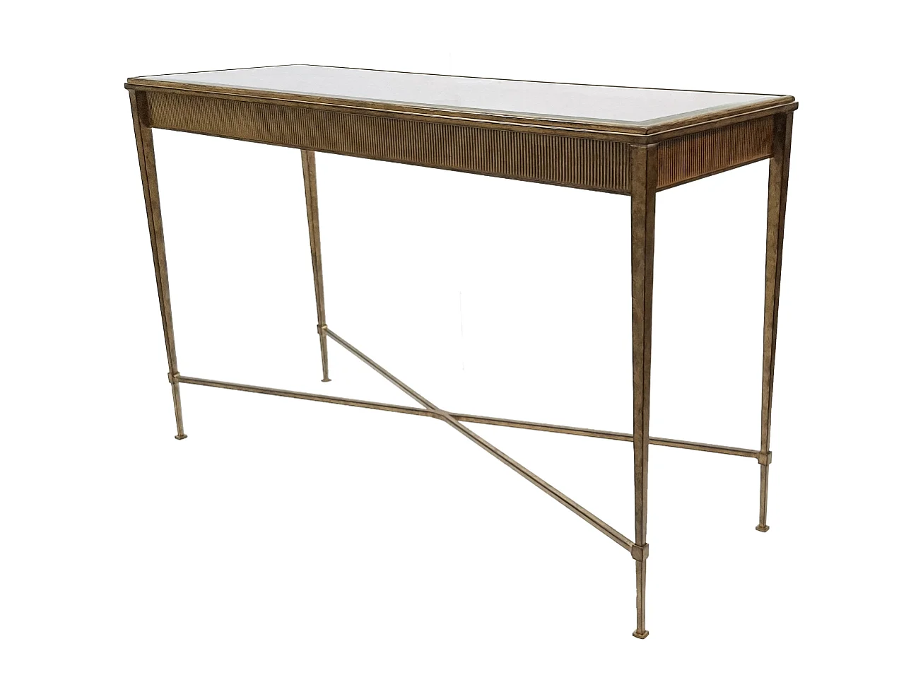 Console avec bandeau mouluré L120 cm - ANTOINETTE