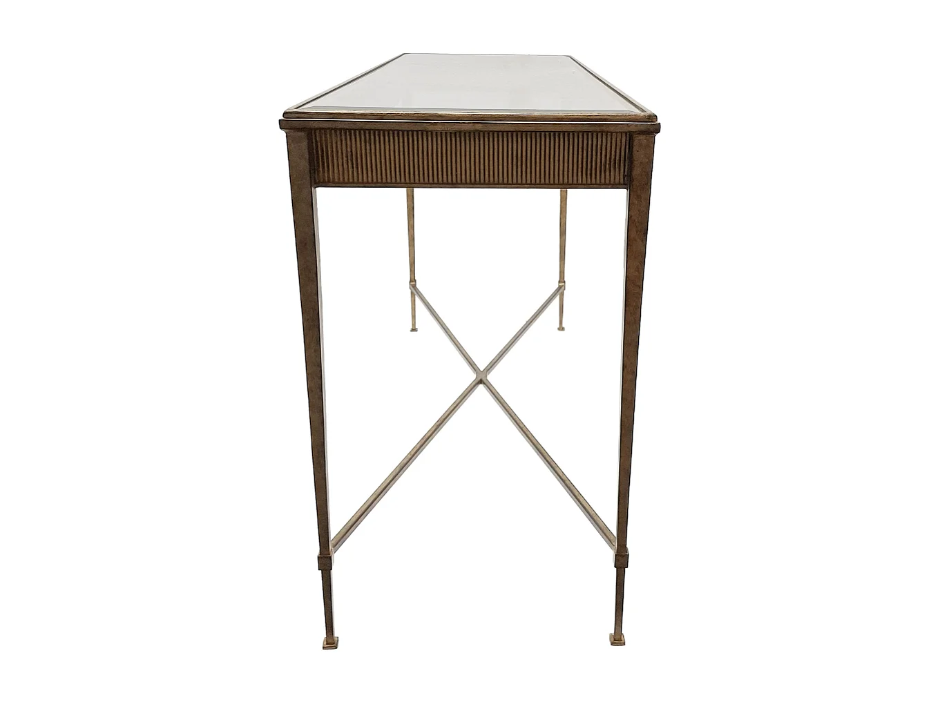 Console avec bandeau mouluré L120 cm - ANTOINETTE