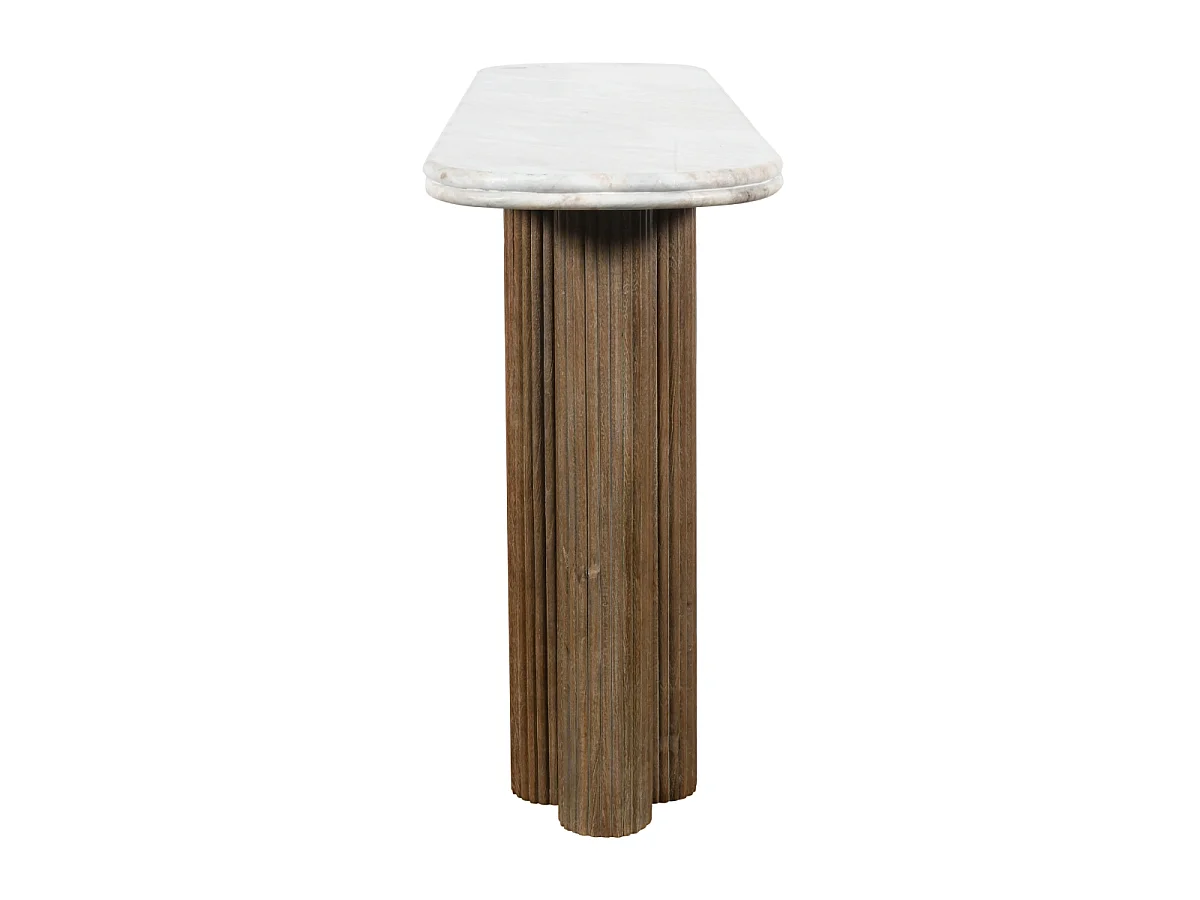 Console avec plateau en marbre L165 cm - BUREN