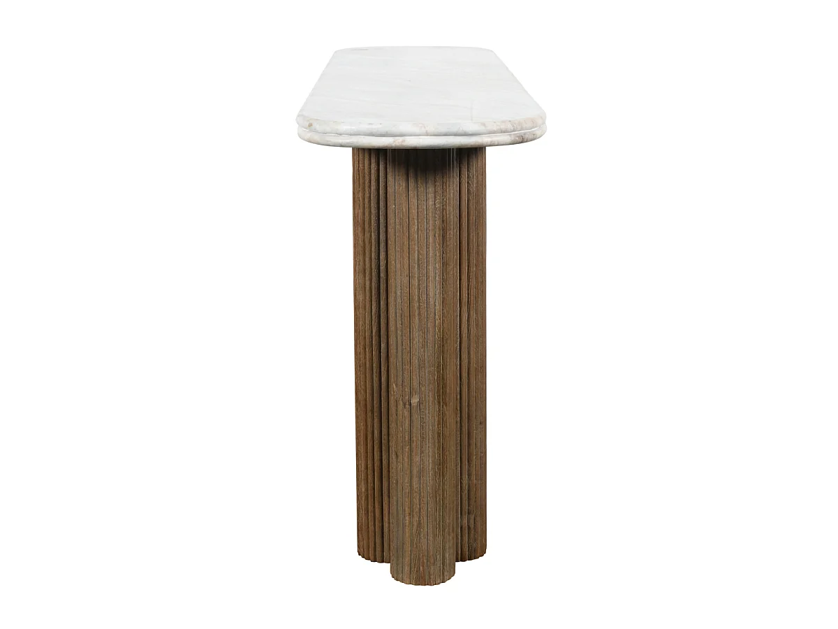 Console avec plateau en marbre L165 cm - BUREN