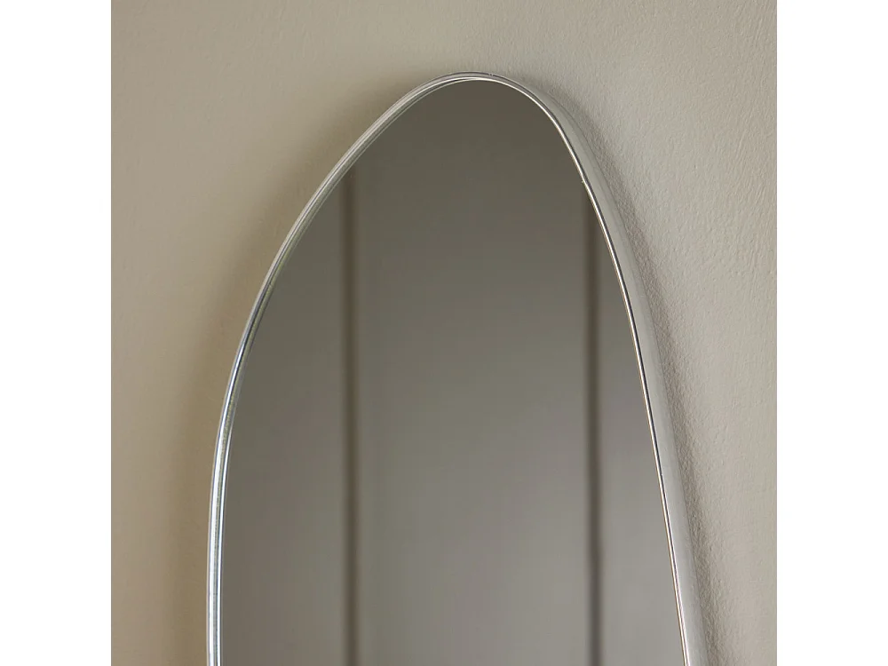 Miroir Mural Design "Borgholm" 55cm Argent