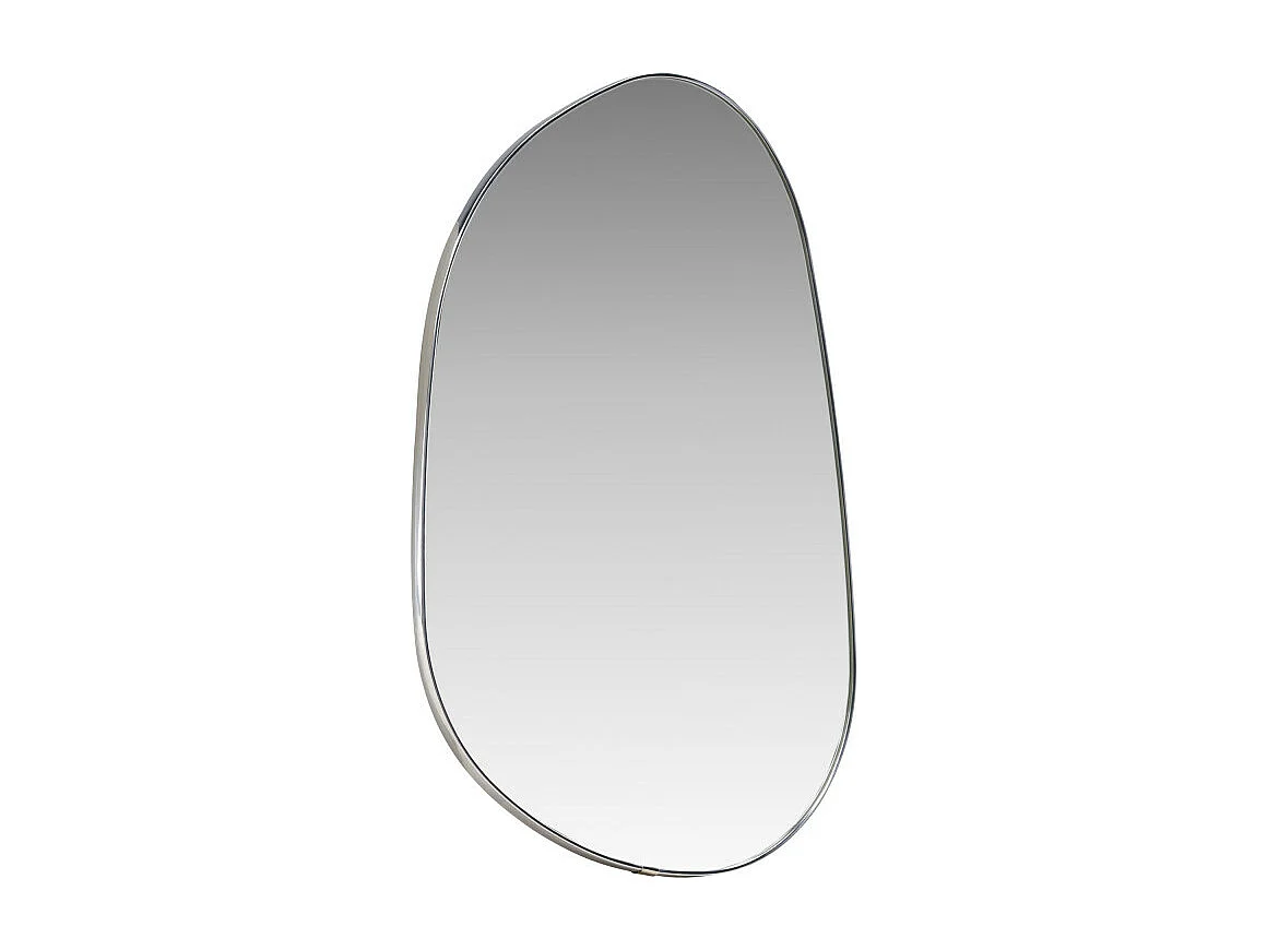 Miroir Mural Design "Askersund" 65cm Argent