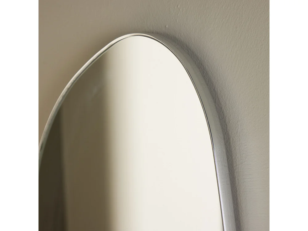 Miroir Mural Design "Askersund" 65cm Argent