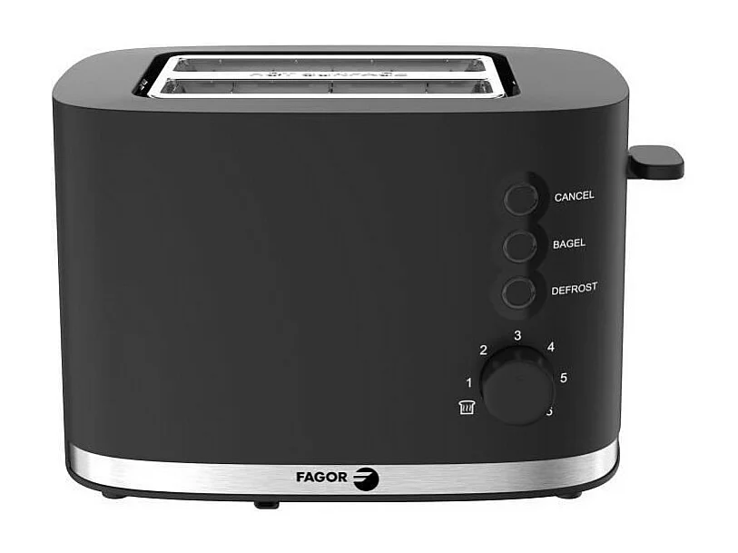 Toster FAGOR FG250 2 Kromki 870W - Funkcja Bagel - Podgrzewanie - Odmrażanie