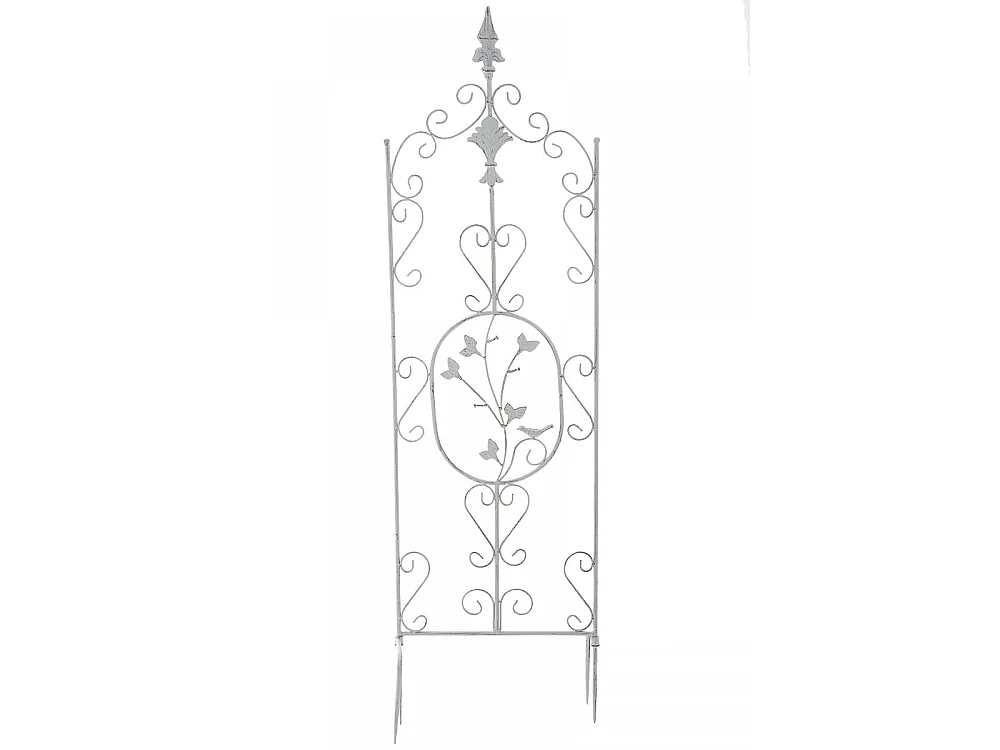 Treillis - Métal & Acier inoxydable - Blanc antique - Burgus