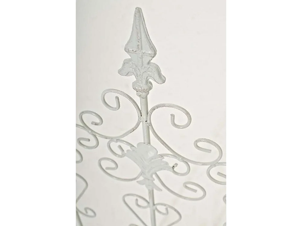 Treillis - Métal & Acier inoxydable - Blanc antique - Burgus