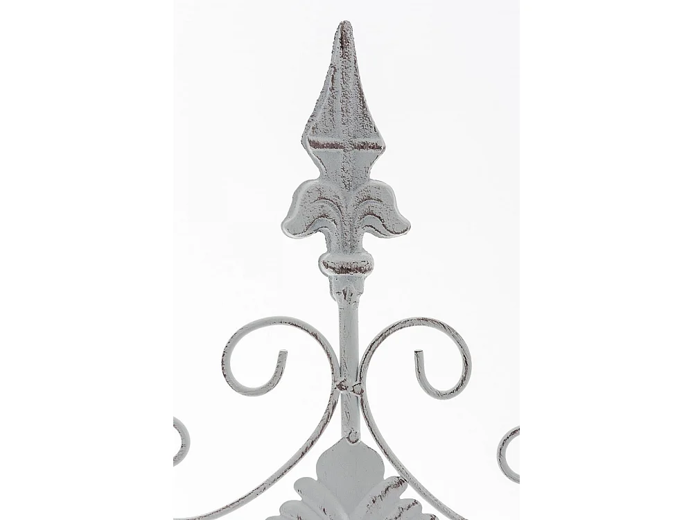 Treillis - Métal & Acier inoxydable - Blanc antique - Burgus