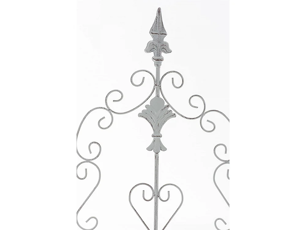 Treillis - Métal & Acier inoxydable - Blanc antique - Burgus