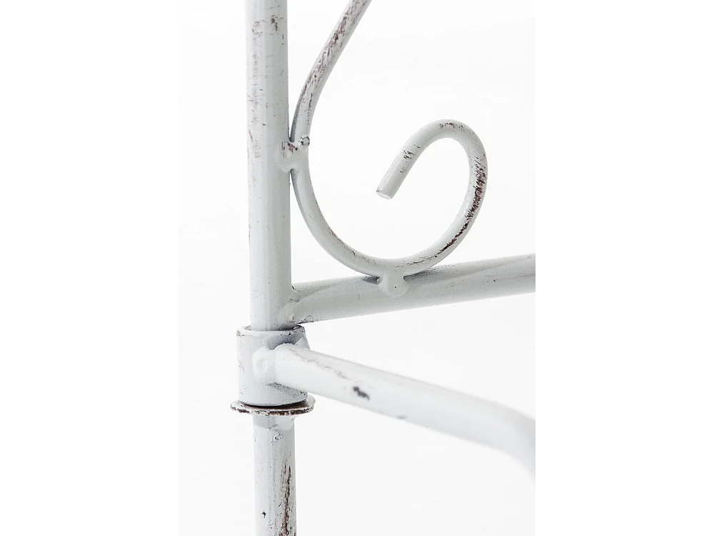 Treillis - Métal & Acier inoxydable - Blanc antique - Burgus