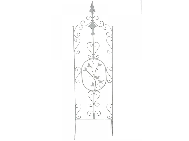 Treillis - Métal & Acier inoxydable - Blanc antique - Burgus