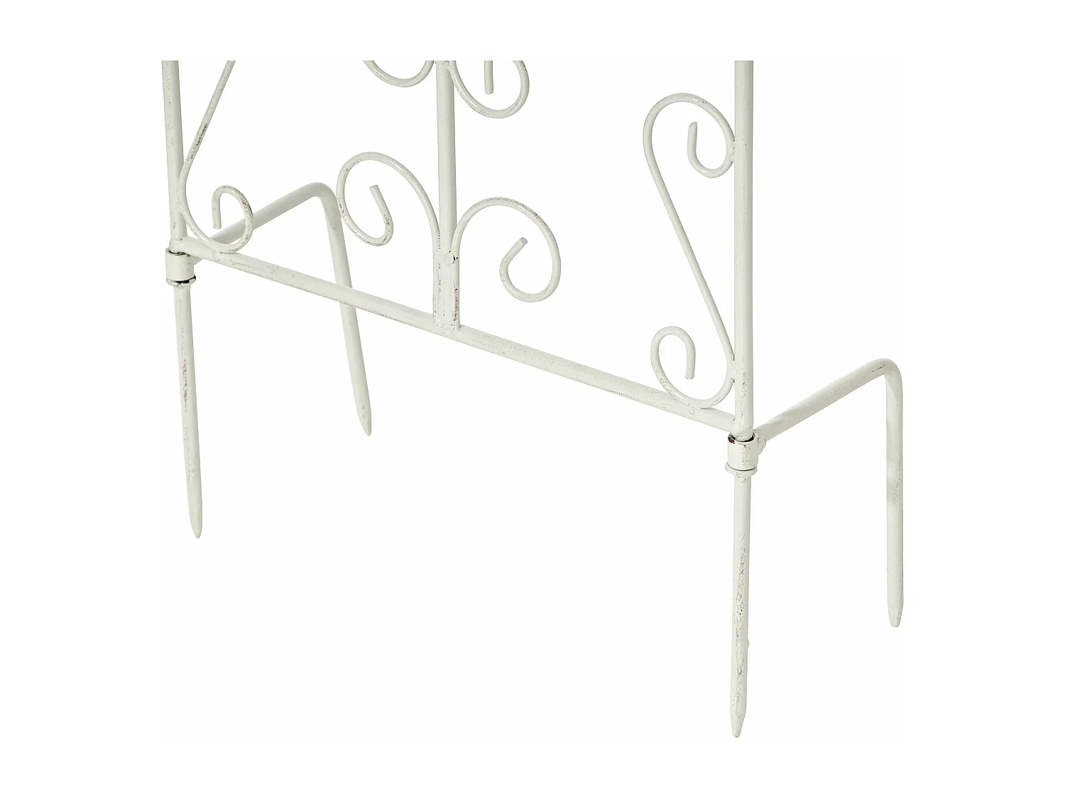 Rankgitter - Metall - weiß - Burgus