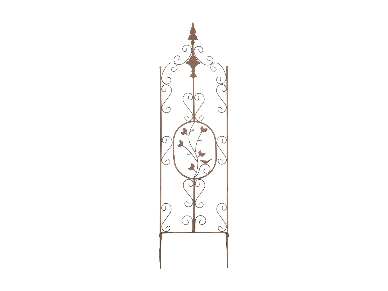 Rankgitter - Metall & edelstahl - antik braun - Burgus