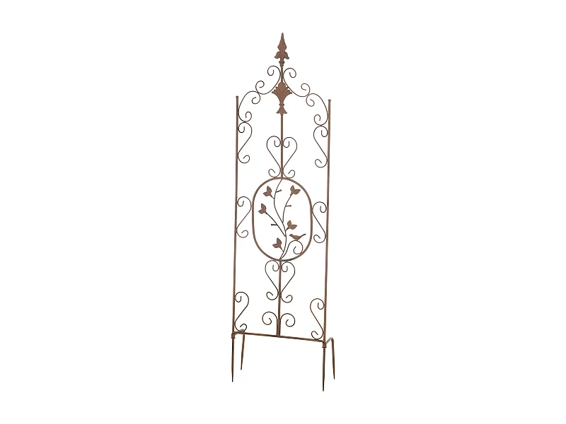 Treillis - Métal & Acier inoxydable - Marron antique - Burgus