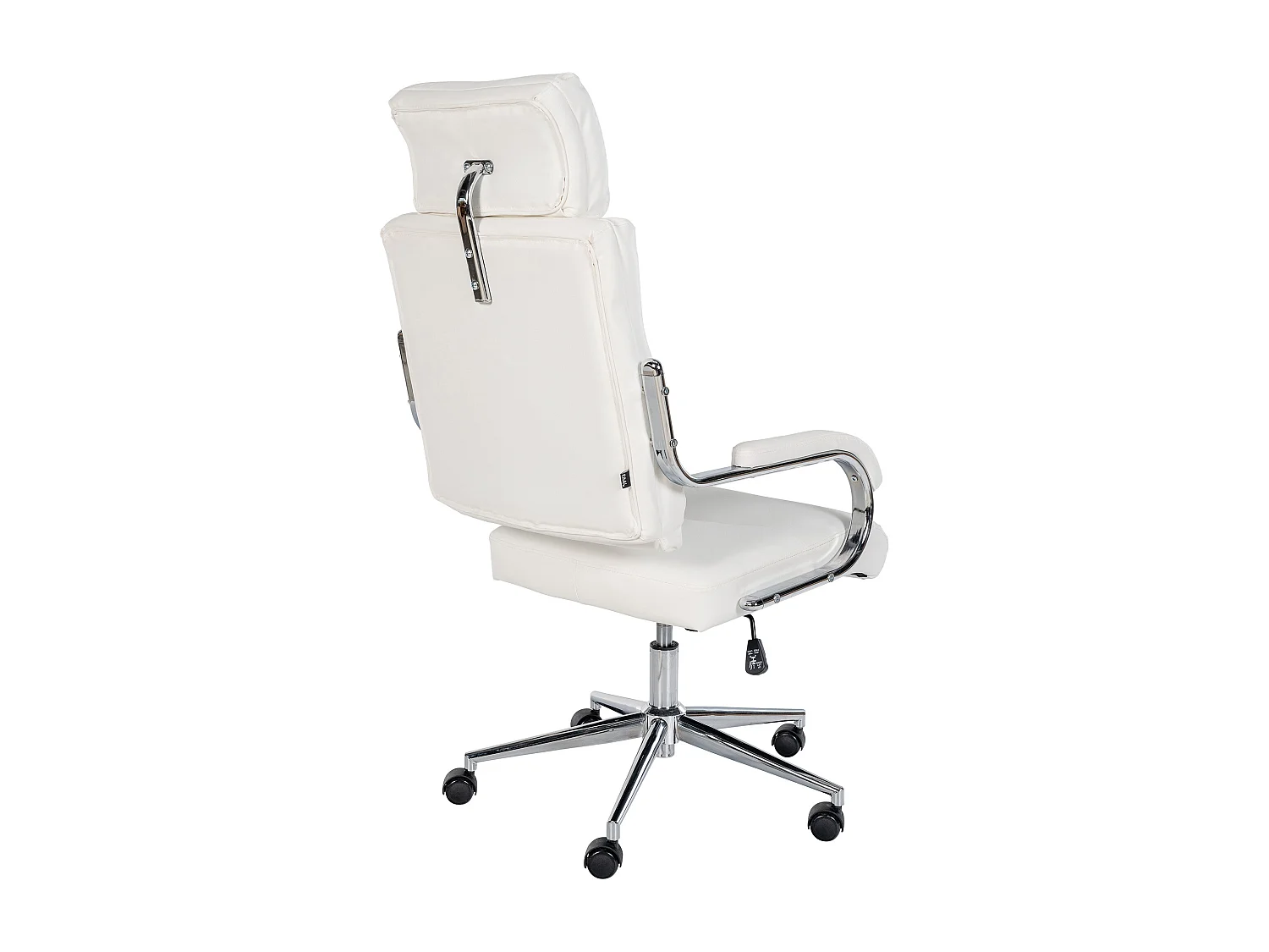 Chaise de bureau - Similicuir & Blanc - Blanc - Campo