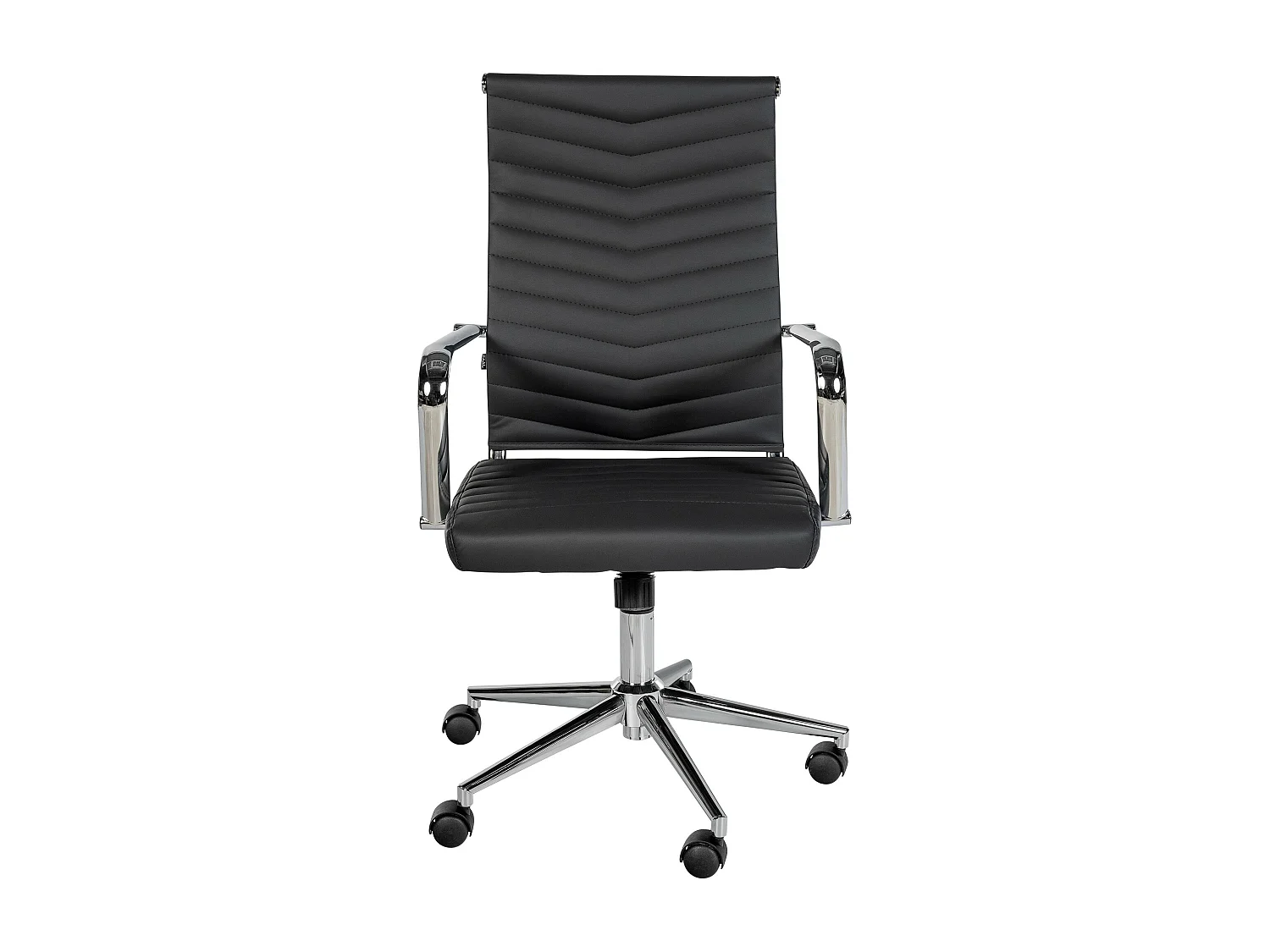 Chaise de bureau - Similicuir - Noir - Canby