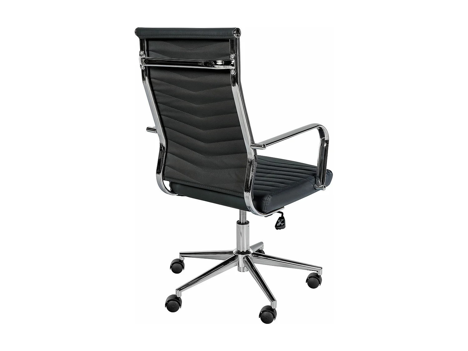 Chaise de bureau - Similicuir - Noir - Canby