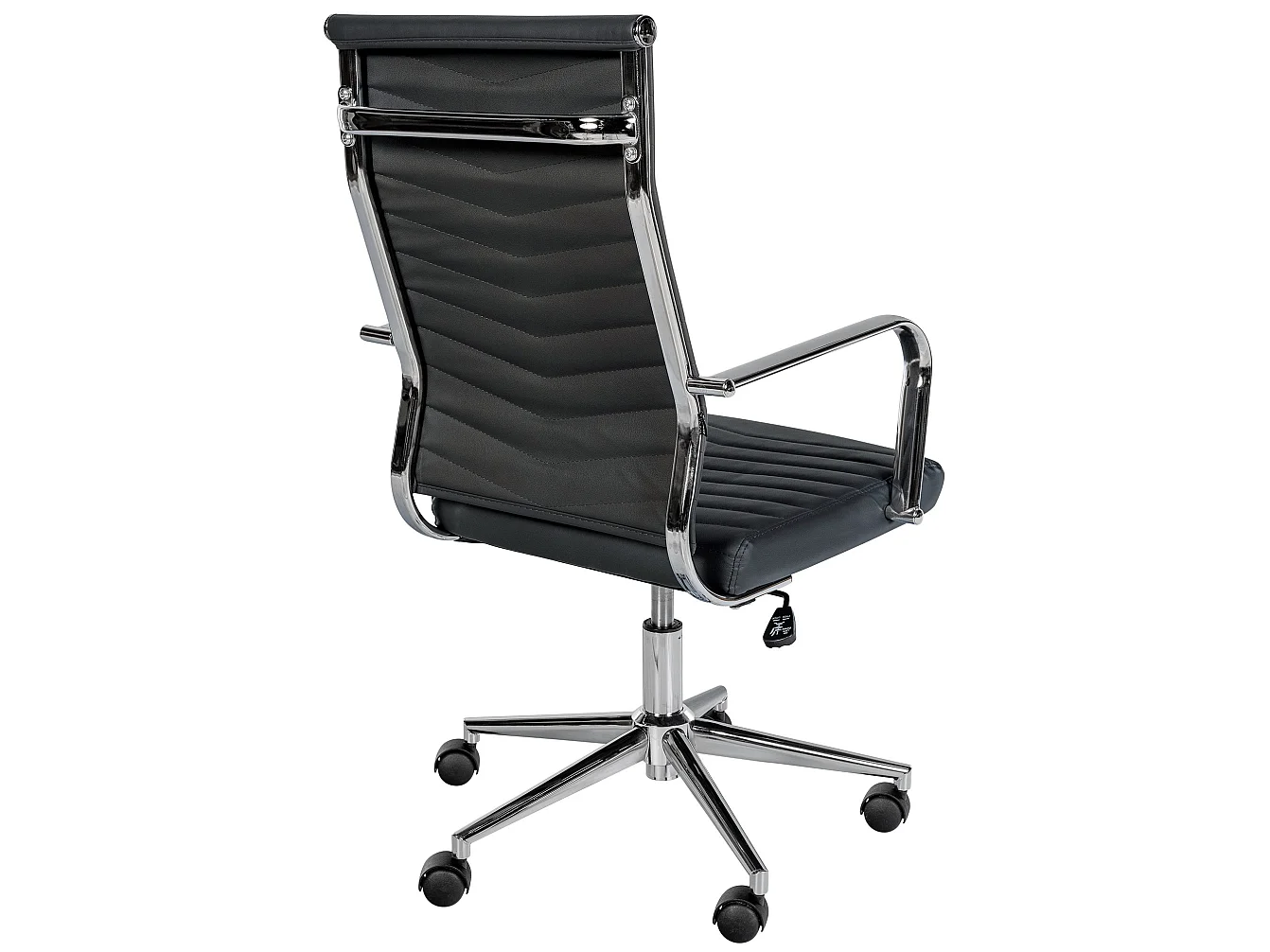 Chaise de bureau - Similicuir - Noir - Canby